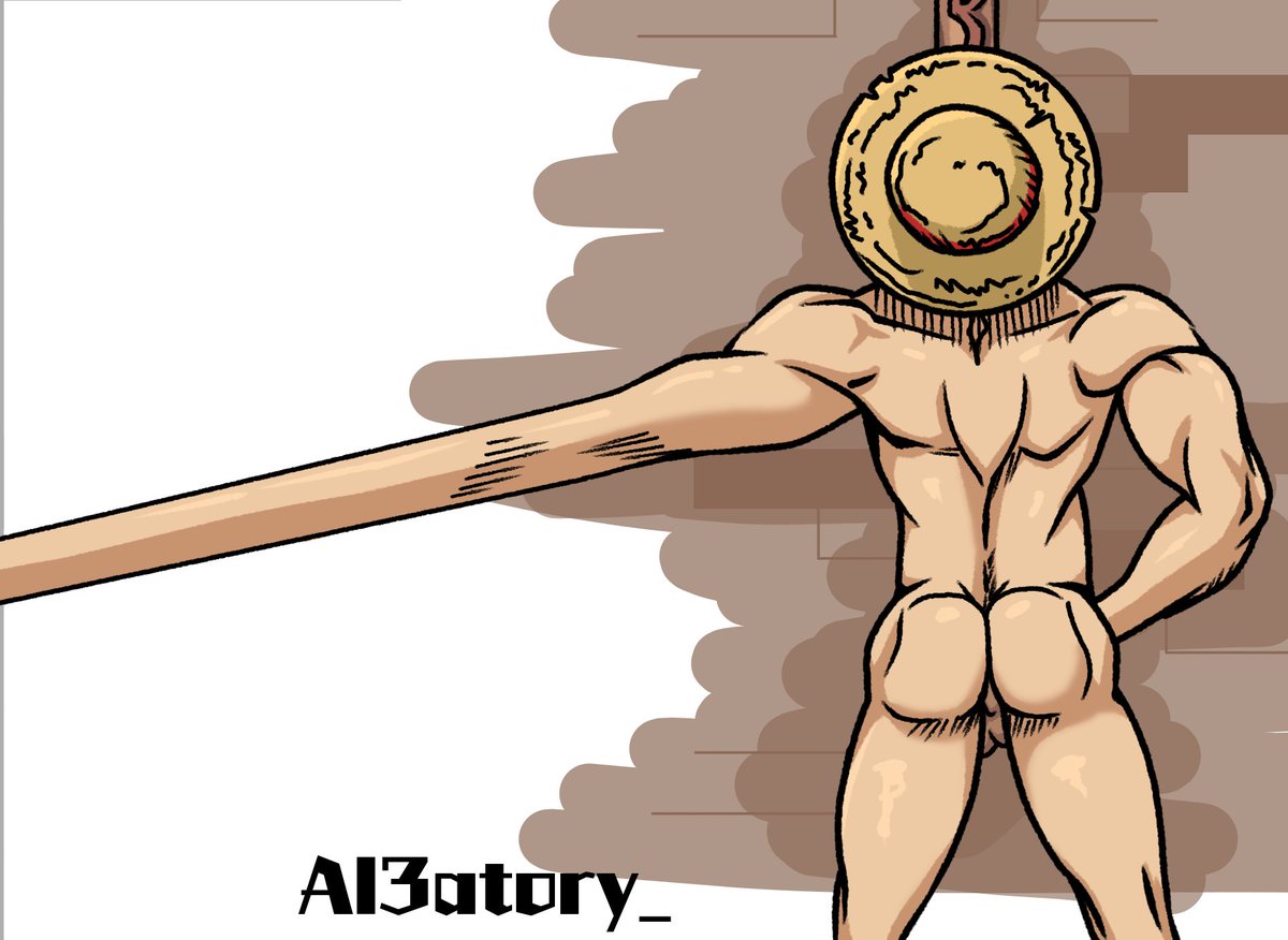 Al3atory_'s tweet photo. lately I'm not having much time to draw but soon I'll be back to post more arts 😘
  Luffy stretching ========🤜 https://t.co/HWs8lwgijJ