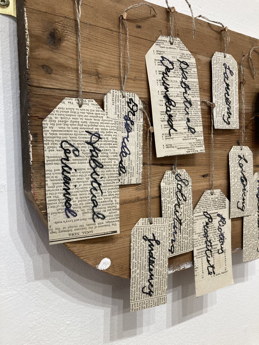 I’ve spent pretty much all weekend sorting out my garden studio so I can host an exhibition in there (and visitors can actually get in the door!). The exhibition is of newish research-based work, including some pieces from <a href="/CriminalQuilts/">Criminal Quilts</a> including this