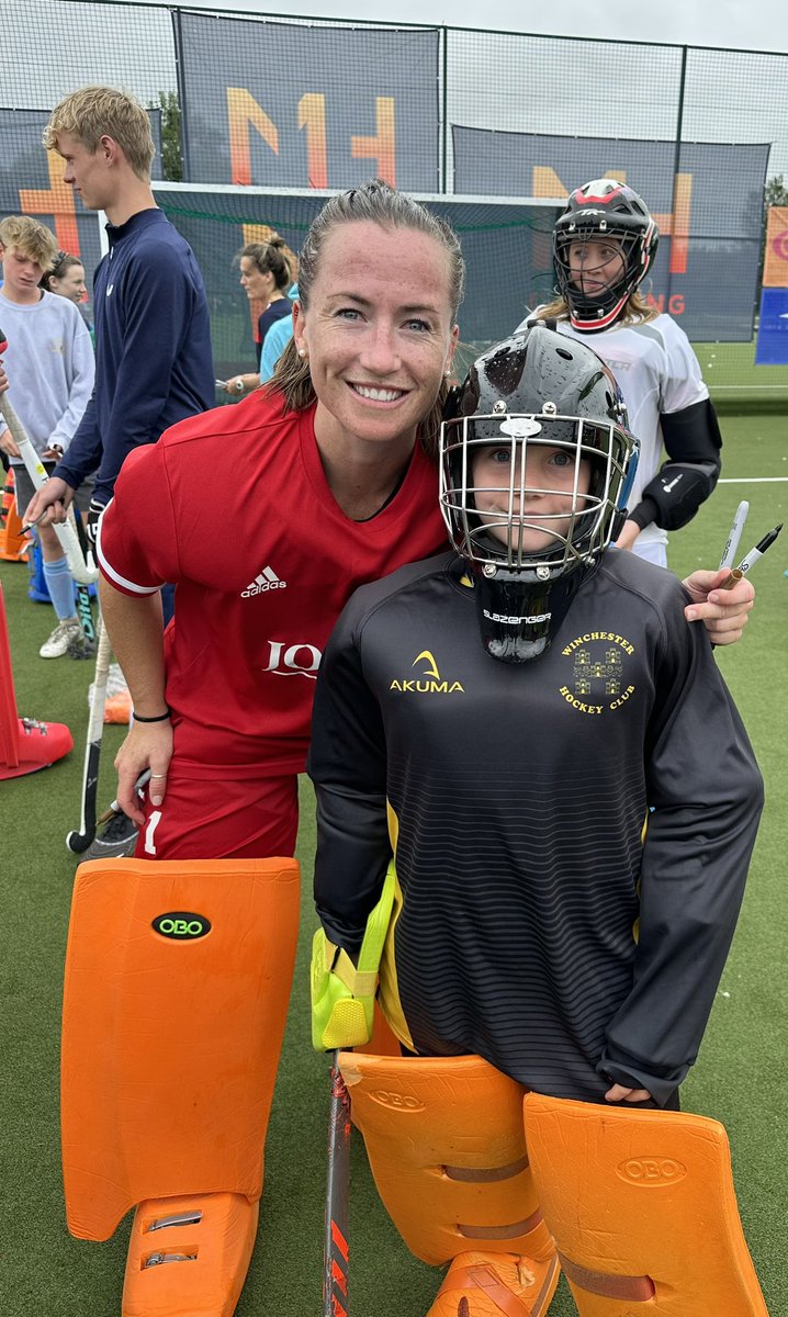 Astounding day, great coaches, great fun, fabulous atmosphere. Next year we might also get the weather 🥳 ☔️ Thank you @MaddieHinch @mh1_coaching we will definitely see you again