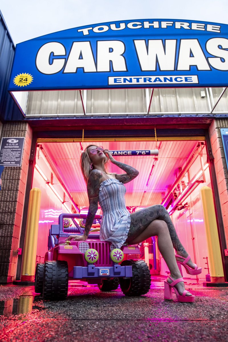 MsSarahBAMF's tweet image. Tattooed Barbie 
@lieslclarkphotography #2023 #chapter41 
• 
#tattooedbarbie #imbarbie #barbie #carwash #Barbie #ken #2023 #creative #birthdaygirl #love #carwash #jeep #pinkjeep #tattooedwomen @barbie @barbiethemovie #imbarbie