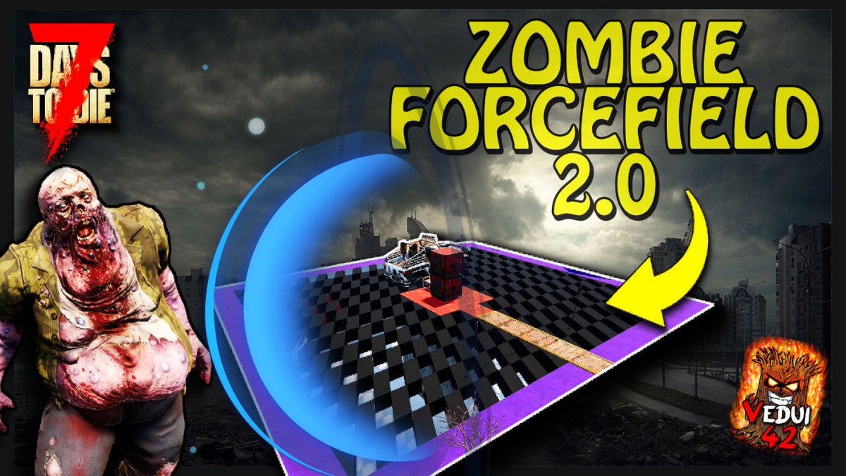 Vedui42's tweet photo. 🧟 NEW Zombie Forcefield 2.0 (A21)

While the arrowslit block was nerfed, that doesn't stop us! Here's how to achieve the forcefield effect with another useful block!

At least .. until TFP nerfs it too!

🔷 https://t.co/8d7HDepz7N 

#7DTD #7DaysToDie #ALPHA21 https://t.co/HtGXmOFC5n