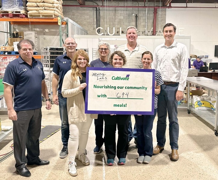 CultivateRescue's tweet photo. Thank you to some of our hundreds of volunteers in July! iNDustryLabs #Lippert #LoganCenter #StMarkMissionary @NDPreCollege @StPiusGranger #Laidig https://t.co/0S7P4S2Lbb