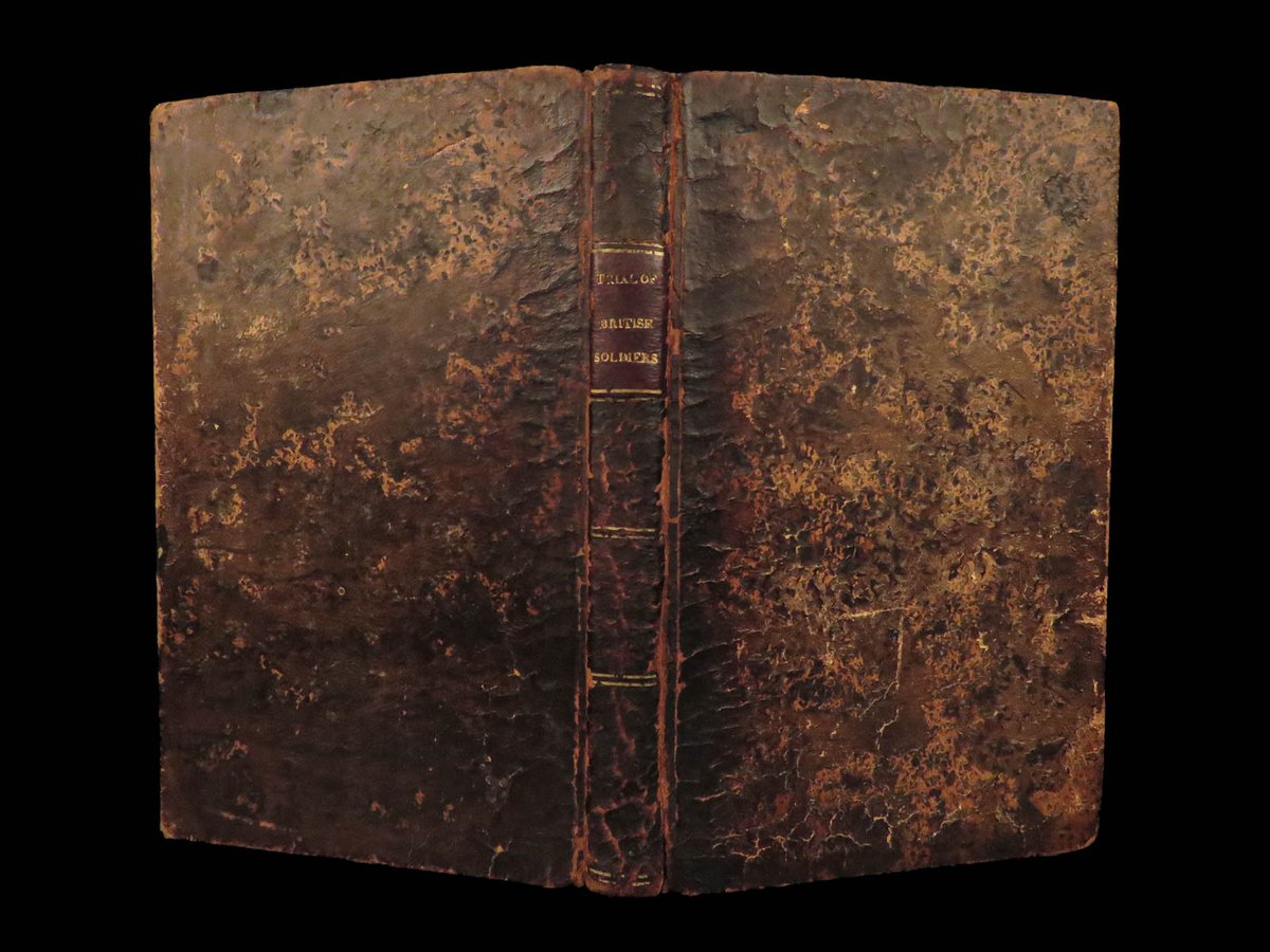 SchilbRareBooks's tweet image. 1824 William Wemms' "The trial of the British soldiers". ow.ly/XblP50Piaqi

#BostonMassacre #Attucks #Provenance #RevolutionaryWar #RareBooks #SchilbAntiquarian #Story #Books #Reading #History #VintageBooks #Bibliophile #OldBooks #BookHaul #Booktok #InstaBooks #Bookstagram