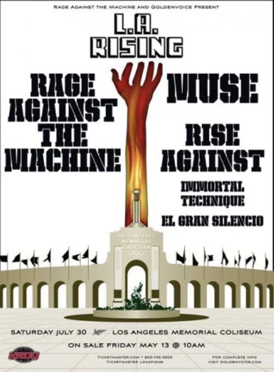 kroq's tweet photo. On this date in 2011: @LA_Rising took place at the Coliseum. https://t.co/YYVDyhfo9B
