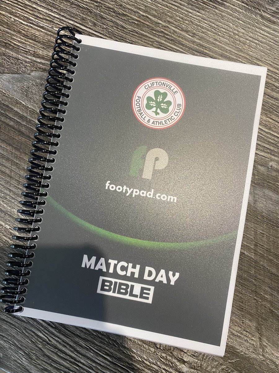 Thank you <a href="/FootyPad/">FootyPad</a> arrived in time for the new season and as always Quality is fantastic 😍⚽️🔥 <a href="/cliftonvillefc/">Cliftonville FC</a>