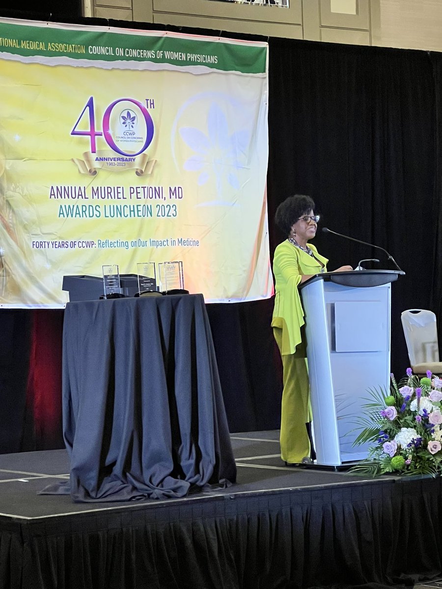 NationalMedAssn's tweet photo. Congratulations to CCWP Award winners: Drs. Tammy Benton, Kecia Gaither, Jane Seabrook-Izah, Rogsbert Phillips-Reed for their contributions, achievements and dedication to medicine! #NMANOLA23 #CCWP #awardees https://t.co/Eo30o2yKgR