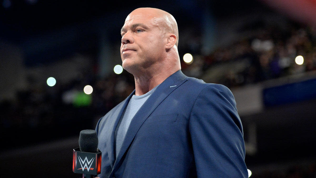 WrestlingNewsCo's tweet photo. Kurt Angle: If I Wouldn't Have Left WWE in 2006, I'd Be the Greatest of All Time #WWE https://t.co/aPEEfEpfrO https://t.co/iU6Ogce897