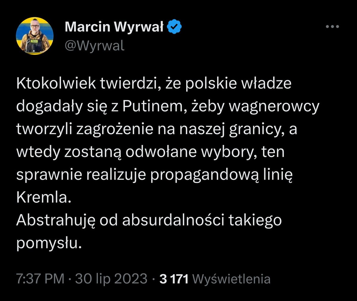 EmiliaKaminska's tweet photo. Redaktor @Wyrwal z @OnetWiadomosci twierdzi, że @donaldtusk @GiertychRoman oraz ich obłąkana sekta #SilniRazem sprawnie realizują propagandową linię Kremla. I tym razem muszę się z redaktorem @Wyrwal zgodzić. https://t.co/7dYFalZ9qA