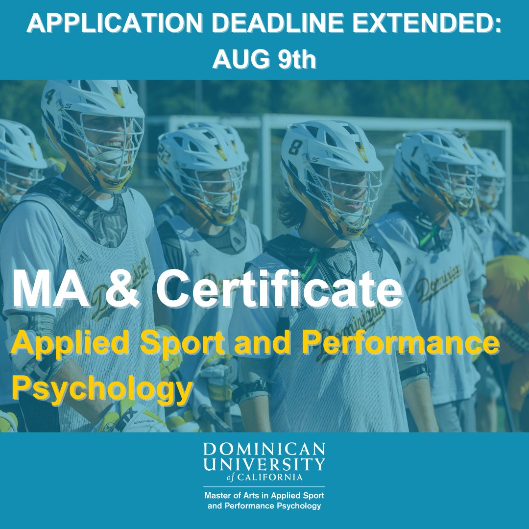 Dominican_ASPP's tweet photo. Great news this morning! The deadline to apply to the MA and Certificate in ASPP has been extended to August 9th. Potential students still have 10 days to apply to be part of the historic first incoming class at DUC. For more information on how to apply, click the link in bio. https://t.co/EFZ6q7TqVz