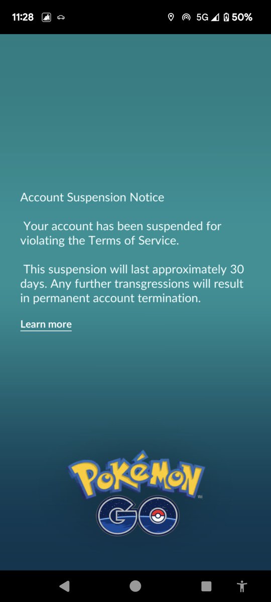 nickgamble632's tweet photo. @PokemonGoApp still banning people for 30 days for playing the game legit? The answer is yes and here's proof. Been playing on a Google pixel 7 while at work and travelling during work as I'm a driver and an ipad for when I'm home while relaxing https://t.co/BHAjMIsidI