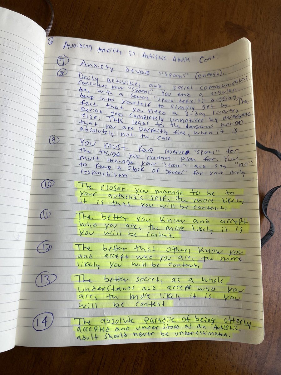AnnaVoight's tweet image. Takeaways from “Avoiding Anxiety in Autistic Adults” by @SheffieldLuke.

EXCEPTIONAL book!

Available on @audible_com 

#actuallyautistic 
#neuroinclusion 
#disabilitypridemonth 
#disabilityinclusion
