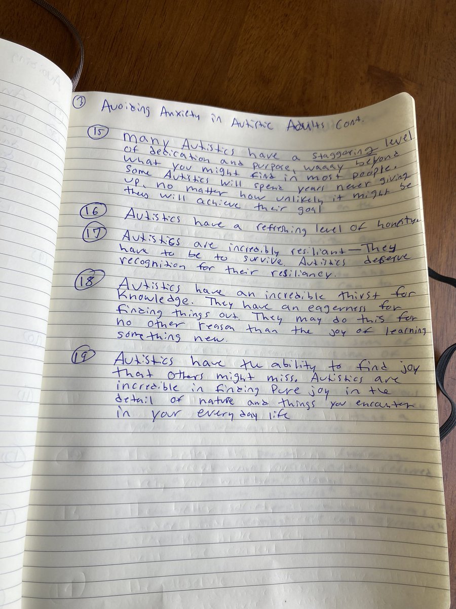 AnnaVoight's tweet image. Takeaways from “Avoiding Anxiety in Autistic Adults” by @SheffieldLuke.

EXCEPTIONAL book!

Available on @audible_com 

#actuallyautistic 
#neuroinclusion 
#disabilitypridemonth 
#disabilityinclusion