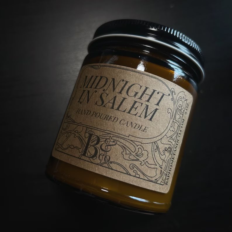 unlock 'midnight in salem' 🌙✨ 

embrace the allure of an enigmatic symphony—eucalyptus, lavender, and moonlit secrets. unravel mysteries under a warm summer night's embrace. 🕯️

baphometandco.com