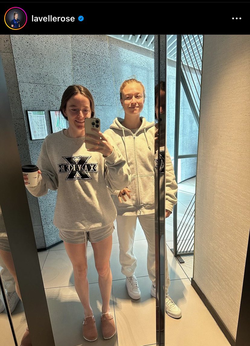 XuBarstool's tweet photo. Rose Lavelle rocking the Xavier Crewneck at the World Cup!

😎🙅‍♀️ https://t.co/ylwInezcRZ