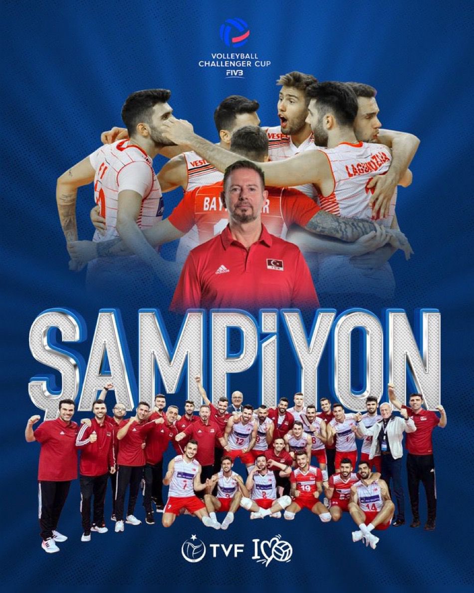 oktay_saral's tweet photo. FIVB Challenger Cup final maçında Katar’ı 3-2 mağlup ederek şampiyon olup bayrağımızı dalgalandıran #FileninEfeleri’ni tebrik ederim.

Gururumuzsunuz! 🇹🇷 https://t.co/atS3xpqFB1