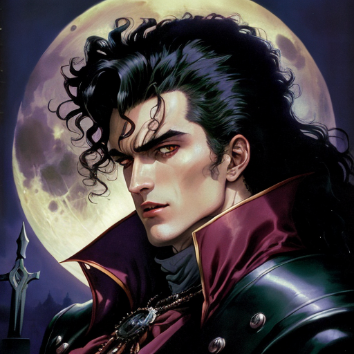 negativefix's tweet photo. Vampire Hunter D &amp; 80s horror style image synthesis.
#vampirehunterd #80s #art  #stablediffusion #revanimated #ai https://t.co/lVl7Xbyqw0
