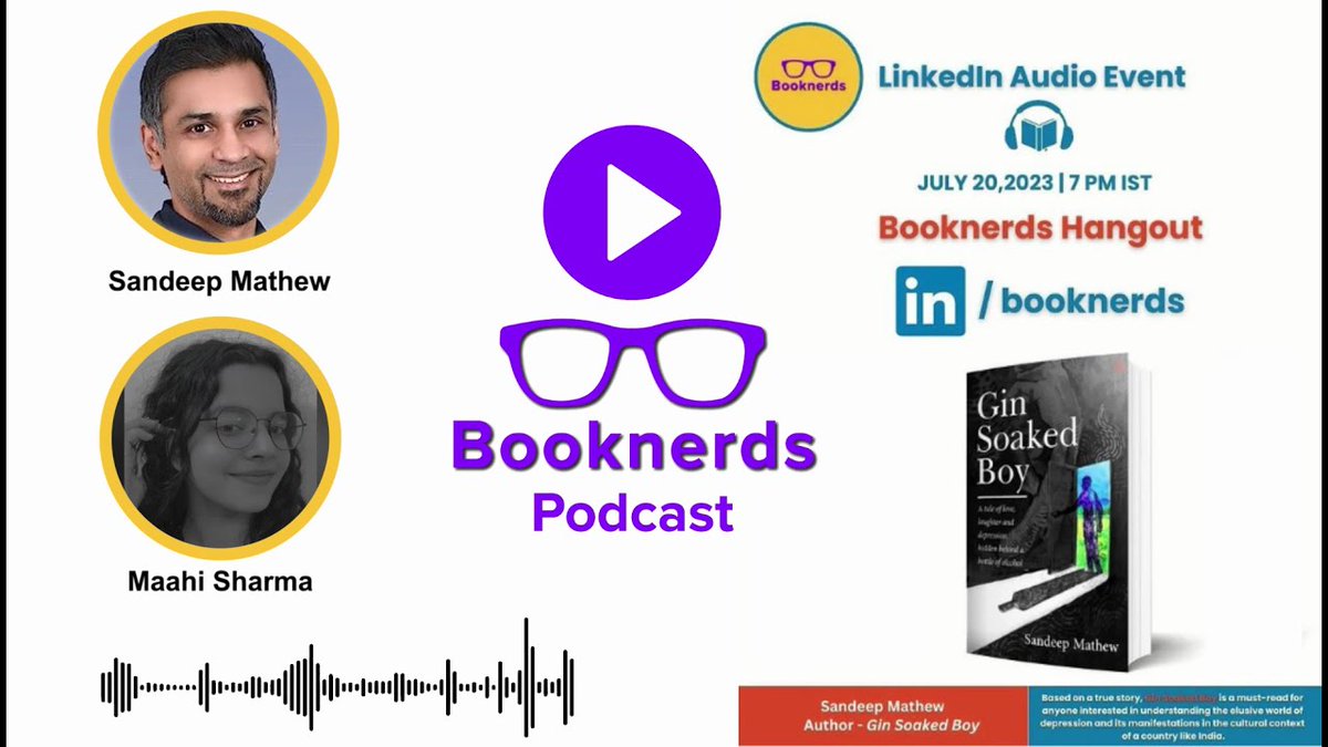 Check out my conversation with @dbooknerds about my book, Gin Soaked Boy. youtube.com/watch?v=0tN05W…