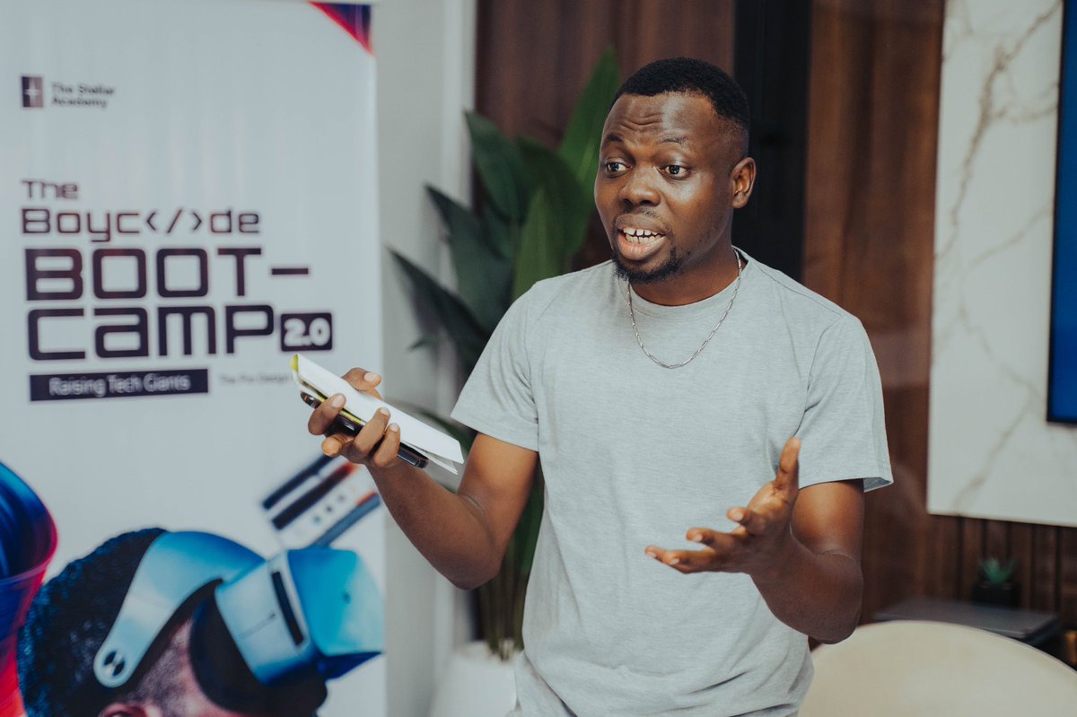 agbajegoriite's tweet image. In H1 2023, @vestiofficial had the incredible opportunity to be part of the Boycode Bootcamp, an event hosted by the prestigious @TSI_academy @Presheniayekan

#VestiCSR #StellarAcademy #BoycodeBootcamp #TechTalents #AfricanInnovation #EmpoweringYouth #TechForAfrica