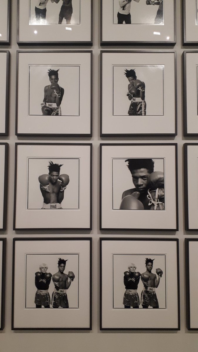 chamolko's tweet image. Comme un dimanche. Basquiat x Warhol ❤ Fondation Louis Vuitton.