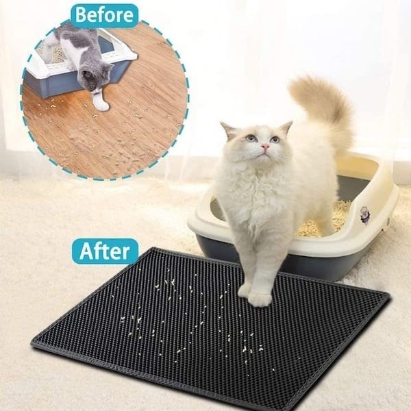 Gixarco's tweet photo. Still worried that cat litter is everywhere？Then you can try a double cat litter pad!!!😻

💖Get yours 👉 https://t.co/OoKZ5hBB7Z https://t.co/WZZcdRssCh