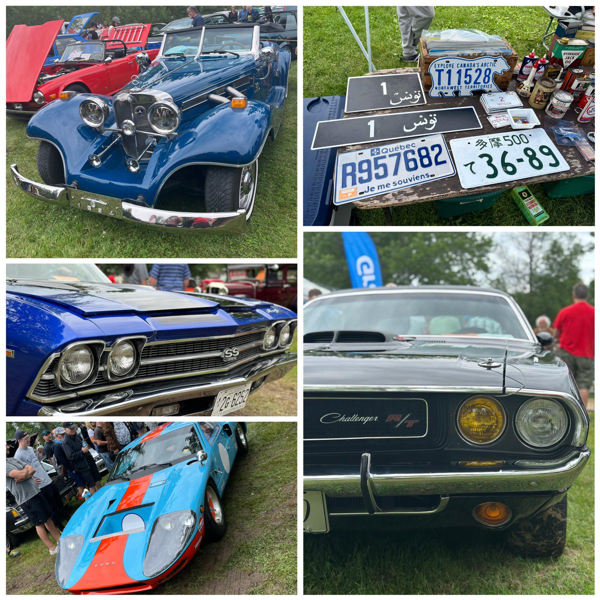 Vintage car expo in Quebec was a blast! 😍 #ClassicCars #AmazingExperience #TouchGrass