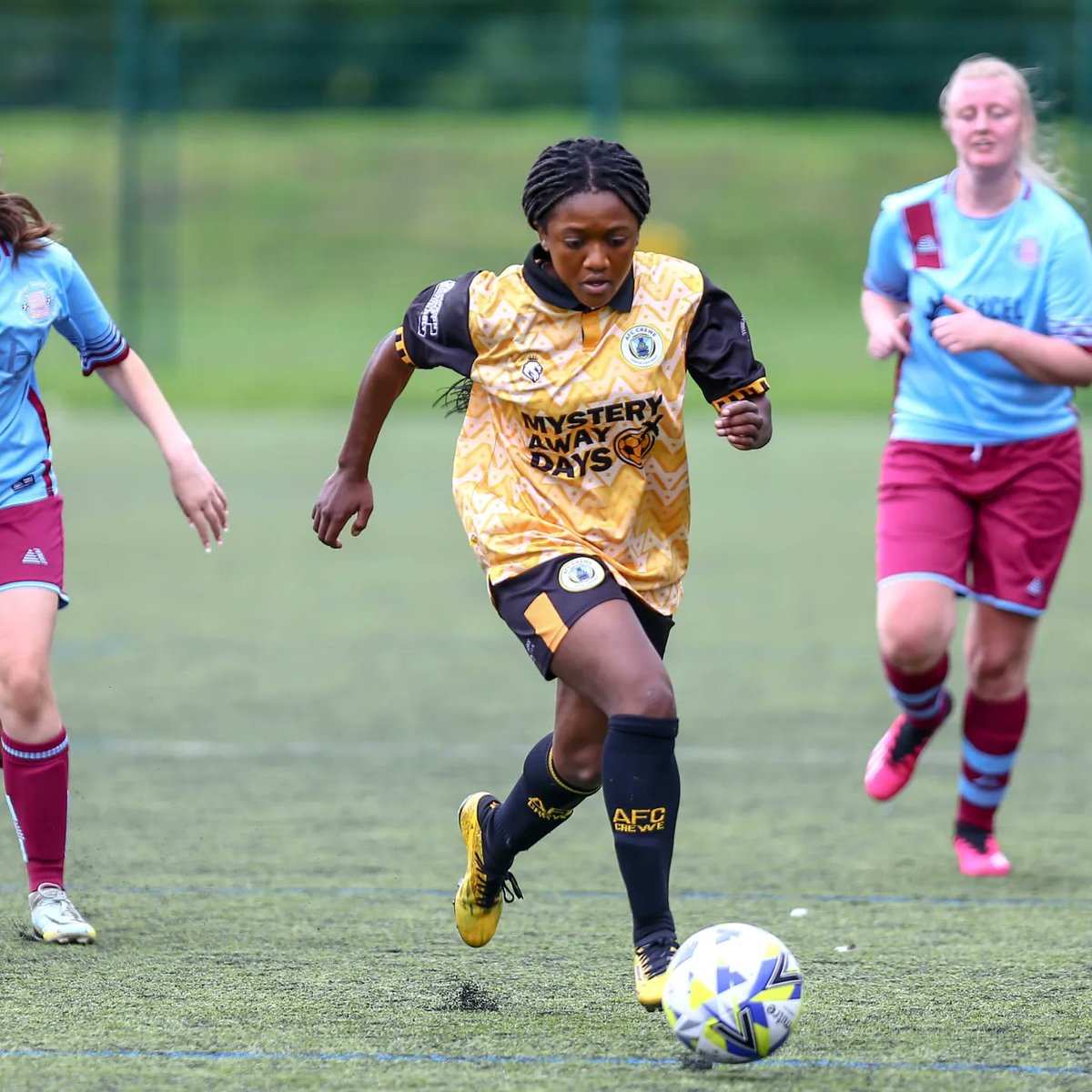 afc_crewe's tweet photo. A historic day for our club as AFC Crewe Women's took to the field for the very first time, running out 8-1 winners vs Brookvale Ladies.

Well in ladies, what a future we have ahead of ourselves 💪 https://t.co/vHsO3nKItS
