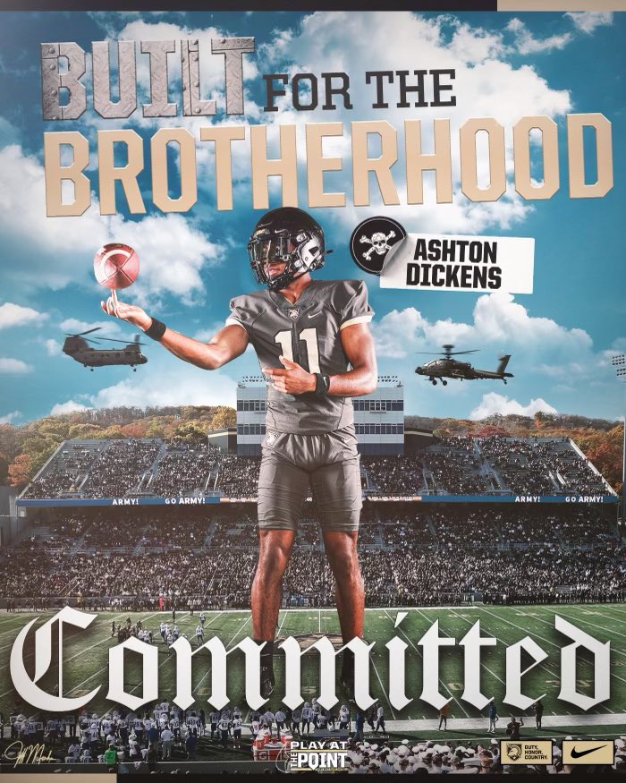 I just want to thank God and everyone that has helped me during this process, I would like to announce going into my senior year I will be committing to Army West Point.#GoArmy #Beatnavy