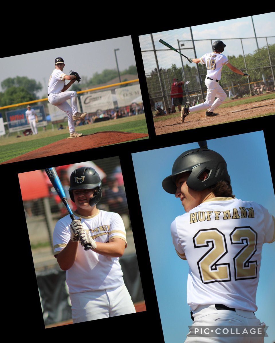 WIHitmen's tweet image. 8-4 W against the Franklin Rebels for the Consolation Championship at The Rock. 

Frelich (5 IP) and Smith (1 IP) combined for 0 ER! 

Kuehn 2/2
Hoffmann 2/2 4RBI