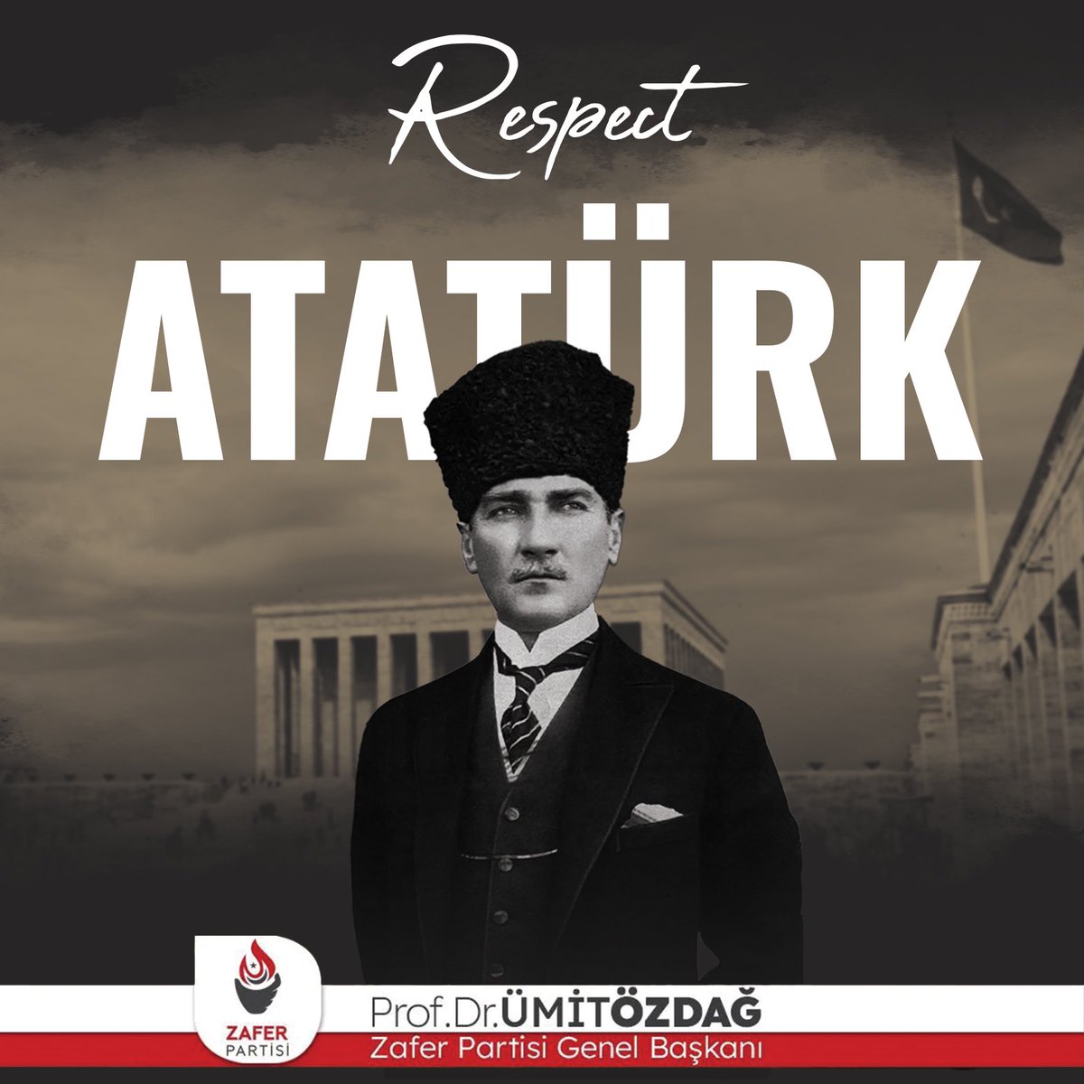 Ey Türk Gençliği! En temel hazinen istiklâlindir. Senin mevcudiyetine, istiklâline birkaç lobi grubunun saldırısını kabul etme. Bir ve diri ol. 
Ortak değerimiz #Atatürk ve şanlı tarihimize yapılan saldırılara karşı birleş. Ermeni diasporası, Ermenistan’a hükmetme çabasının