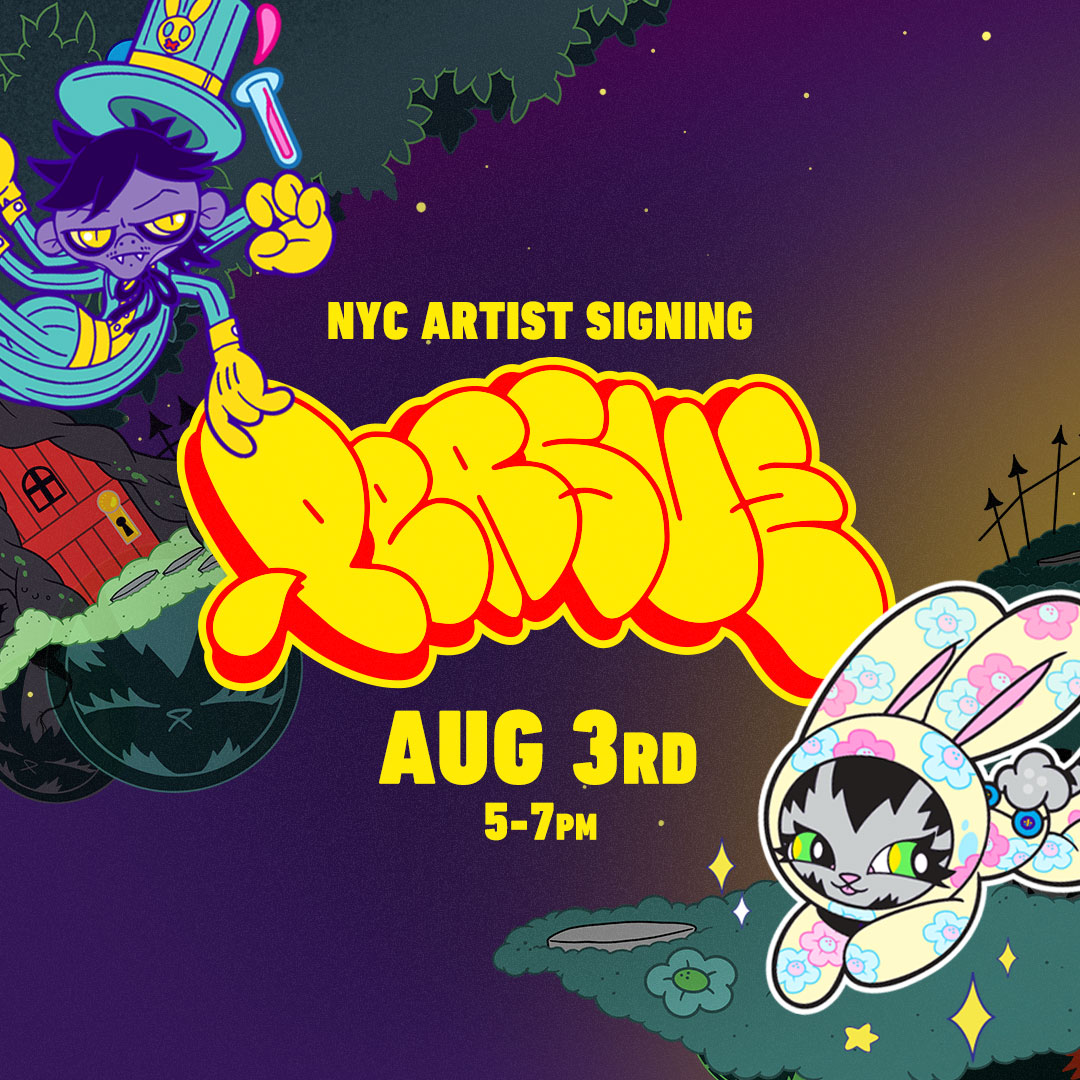SUPERPLASTIC (@superplastic) on Twitter photo Join us on August 3rd from 5-7 PM ET to celebrate the upcoming collection for an artist signing with world-renowned California based graffiti artist Dave Persue (<a href="/persueone/">MR. PERSUE</a>) at Superplastic NYC, located on 15 Prince Street.
The Superplastic x Peruse collection embodies Persue’s Join us on August 3rd from 5-7 PM ET to celebrate the upcoming collection for an artist signing with world-renowned California based graffiti artist Dave Persue (<a href="/persueone/">MR. PERSUE</a>) at Superplastic NYC, located on 15 Prince Street.
The Superplastic x Peruse collection embodies Persue’s