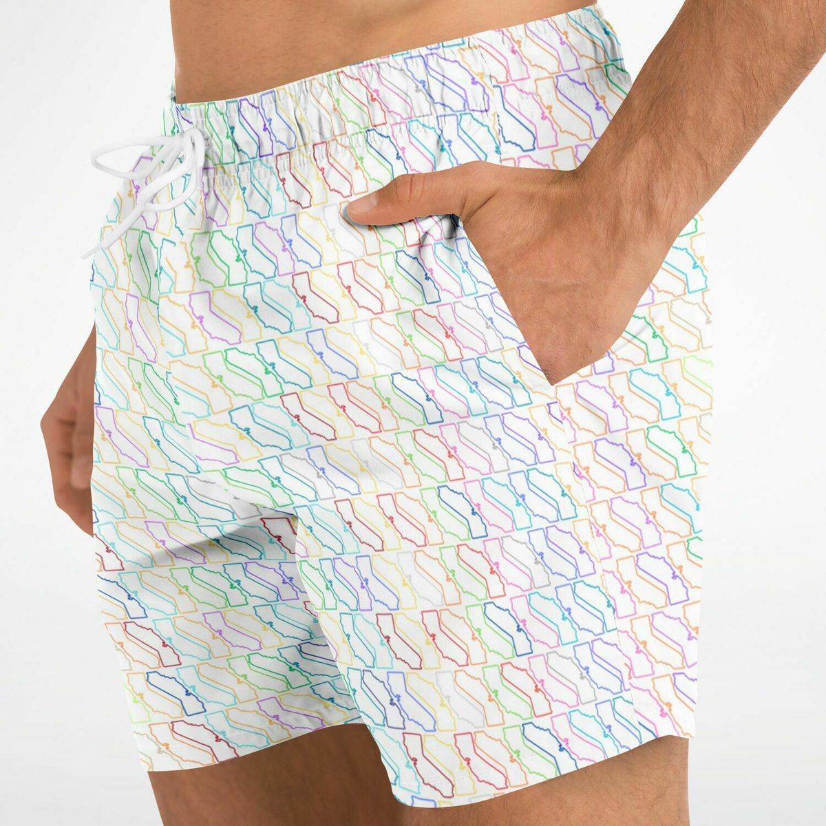 ThreadOfState's tweet image. &quot;Surf&apos;s up, Cali-style! 🌊🌴 Get ready to ride those waves in these California-themed men&apos;s swim shorts. 🏄‍♂️🌴 Whether you&apos;re hitting the beaches of Santa Monica or Malibu, show off your love for the Golden State. threadofstate.com/collections/ca…