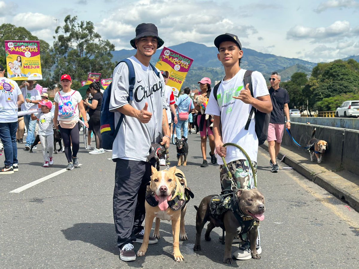 AlcaldiadeMed's tweet photo. Los peludos también se gozan la #FeriaDeLasFlores2023.

Acompañamos la Caminata Canina y de Mascotas de @TIERRAGRO 🐾🐶🐕🦮🐕‍🦺. 

Un espacio de convivencia  para compartir con nuestros peludos 🐶 y disfrutar de un encuentro de ciudad 🌷. https://t.co/FoUyoRouwx