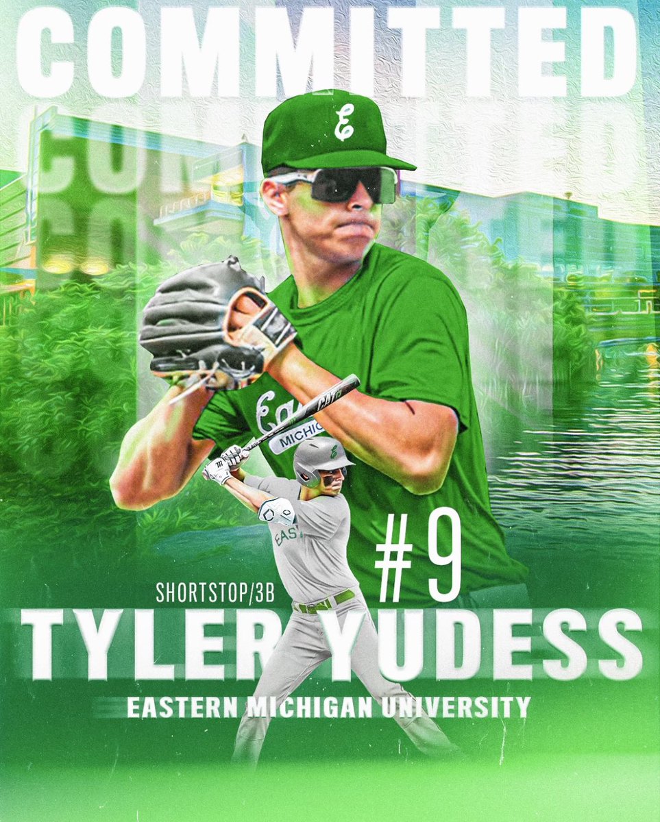 Tyler Yudess (@tyleryudess_) on Twitter photo I am excited to announce my commitment to Eastern Michigan University! Huge thanks to Coach Britt and his staff for giving me the opportunity to play college baseball. Thank you to my family, friends, and coaches as well. <a href="/Bwickbaseball/">Brunswick Baseball</a> <a href="/ReleaseBaseball/">Release Baseball</a> <a href="/CoachRB6/">Robbie Britt</a> <a href="/novickyartwork/">CJ Novicky</a> I am excited to announce my commitment to Eastern Michigan University! Huge thanks to Coach Britt and his staff for giving me the opportunity to play college baseball. Thank you to my family, friends, and coaches as well. <a href="/Bwickbaseball/">Brunswick Baseball</a> <a href="/ReleaseBaseball/">Release Baseball</a> <a href="/CoachRB6/">Robbie Britt</a> <a href="/novickyartwork/">CJ Novicky</a>