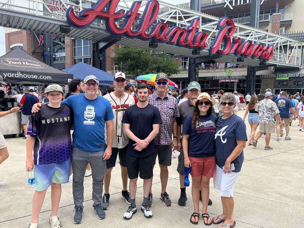 MarkHJent's tweet photo. Today’s @simplyafan18 adventure! Just a small sampling of our group of 30. We’ve got some @TruistPark rookies! #simplyafantrips https://t.co/jxgnEmmV17