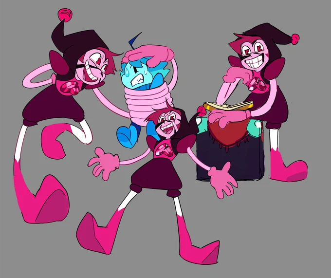 oh bonus, i colored the sketches i made a bit ago <3