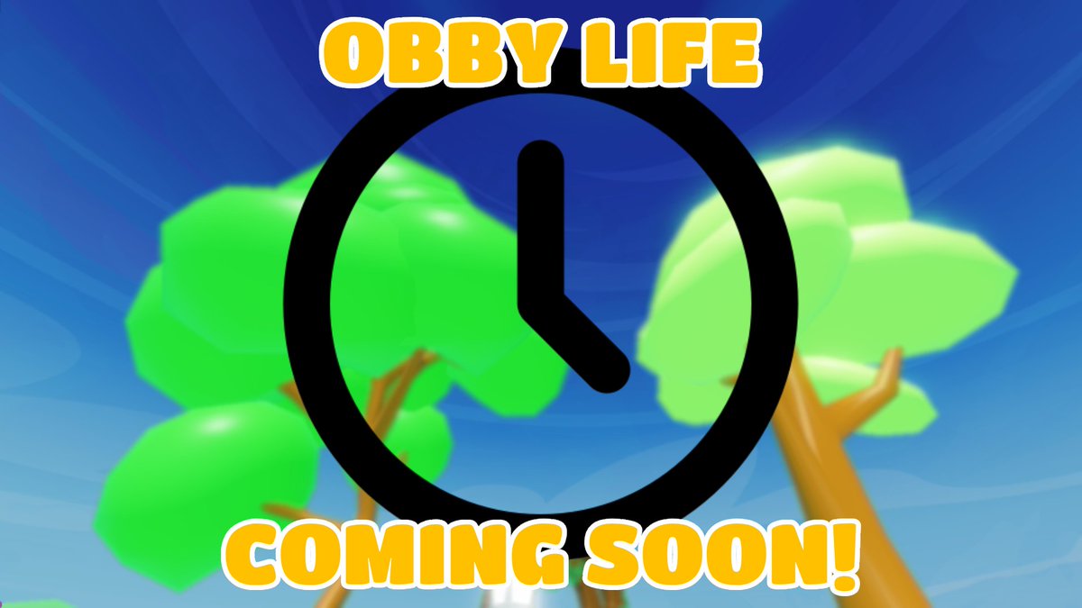 We've been working on a new game behind the scenes! 👀 Our new game is called Obby Life! 🏝️ 

⭐ Favourite the Game here: roblox.com/games/14011108… #Roblox #NewGame #dev #devs