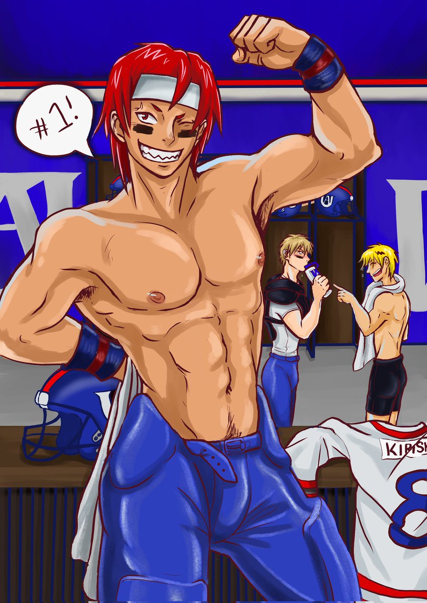 XHidaka1's tweet photo. @bnhasportszine I just realized i could post this! #kirishima pic i did for the zine! Please go check out the rest of the project! Nsfw continuation to come https://t.co/hhpvAY7b21