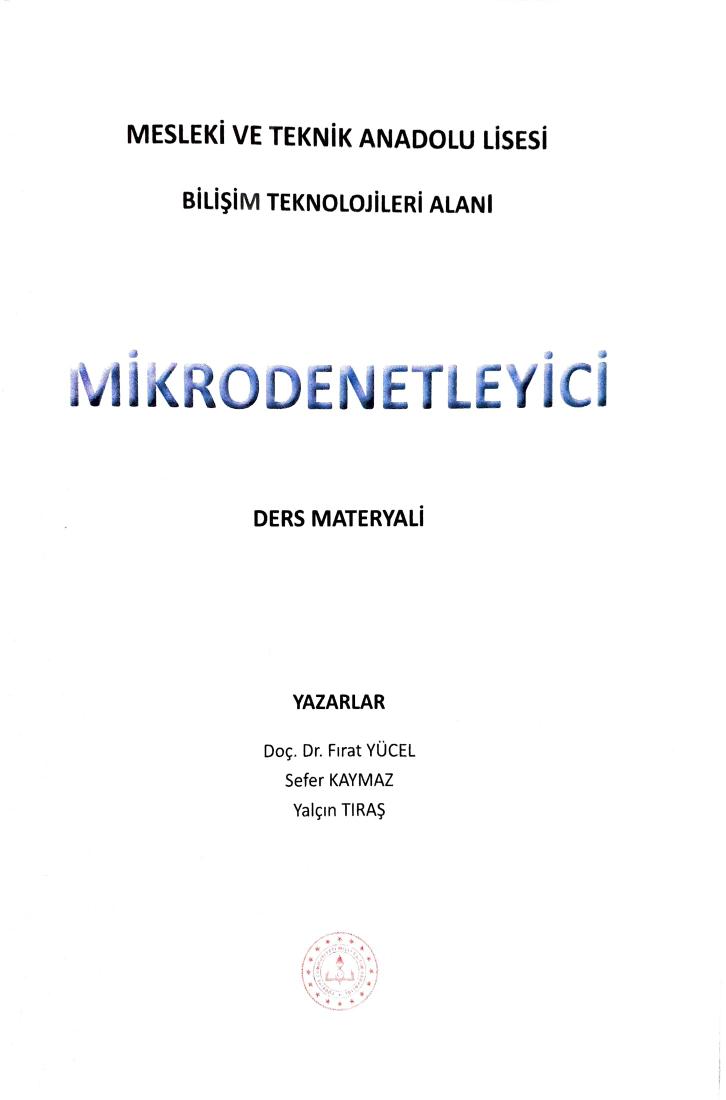 frtyucel's tweet photo. Mikrodenetleyici dersi için yazdığımız kitap Milli Eğitim Bakanlığı tarafından basım sürecine girdi ve ücretsiz olarak Mesleki ve Teknik Anadolu Lisesi 11-12. Sınıf öğrencilerine dağıtılacak. Emeği geçen herkese teşekkürler. Öğrencilerimize yararlı olması dileğiyle.
@YsmnnAkpinar https://t.co/ReIPKFVXz3