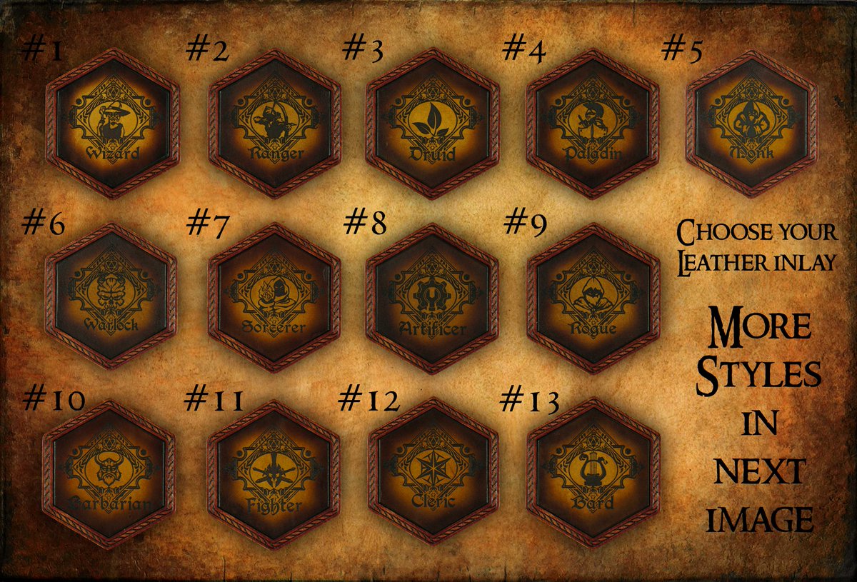 AltGuild's tweet image. 20 character &amp;amp; image styles for the D&amp;amp;D/RPG journal, and a companion hexagon dice box to choose from.
Also the second video is out
youtube.com/watch?v=_aLgI5…
youtube.com/watch?v=CQ2ejs…

#RPG #criticalrole #travelersnotebook #travelersnote #plannercommunity #bulletjournal #planneraddict