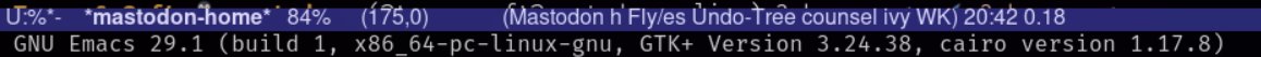 Pues ya ha entrado la version 29.1 de #emacs en #archlinux 😎