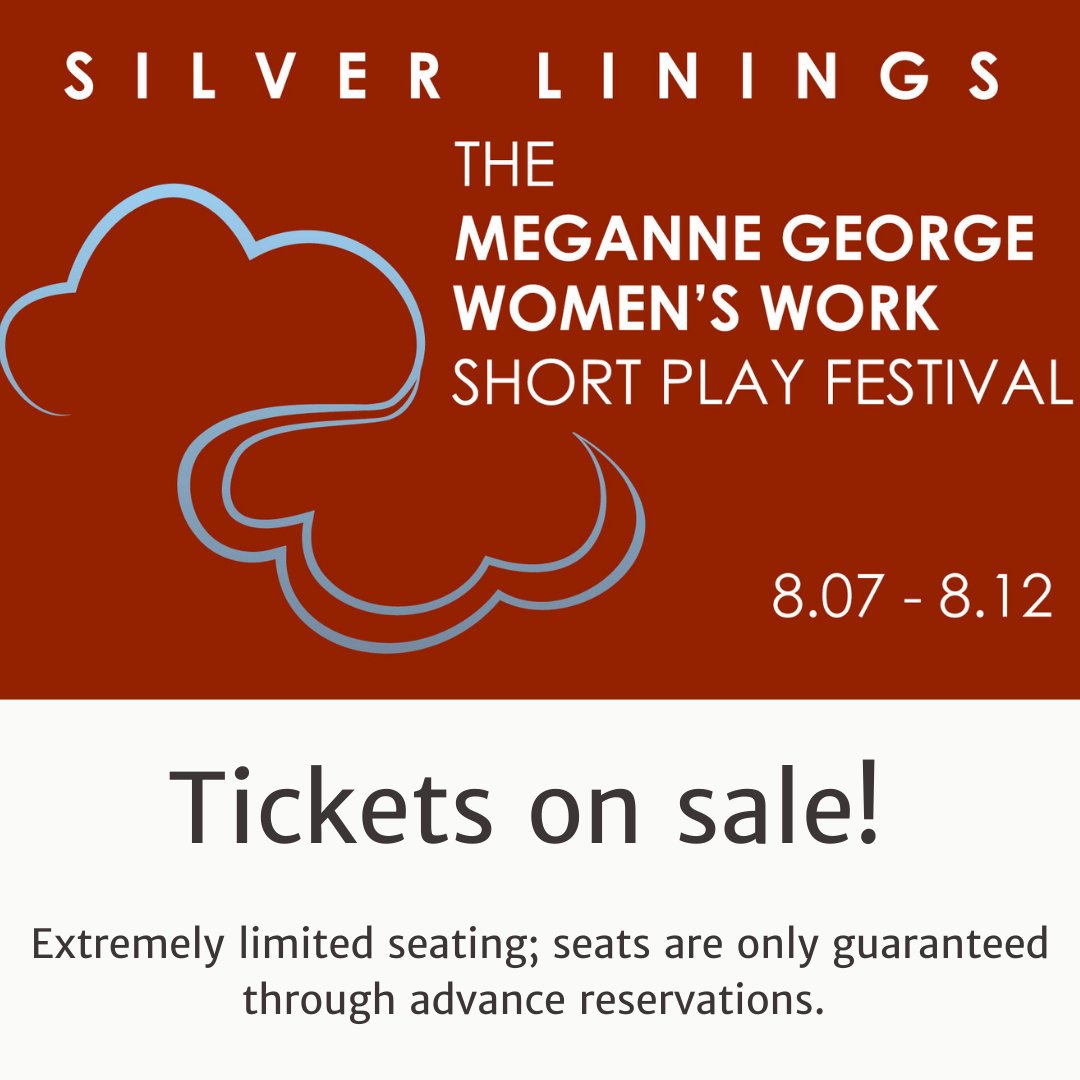 Almost a week until the opening of the 2023 Meganne George Women’s Work Short Play Festival! Come see six extraordinary short plays split across two programs, united under the theme of SILVER LININGS. 

Purchase your tickets here: newperspectivestheatre.org/current-progra….