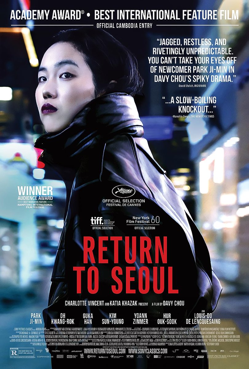 031cinephile's tweet photo. Wonderful #ReturnToSeoul was my unofficial #DIFF2023 closing film tonight @DIFFest an intimate engaging portrayal of an exported adoptee returning to her land of origin searching for sense of self & heritage - Real raw + intoxicating 3.5/5🌟 #TweetReview #031cinephileReview https://t.co/TN7EPQxYk8