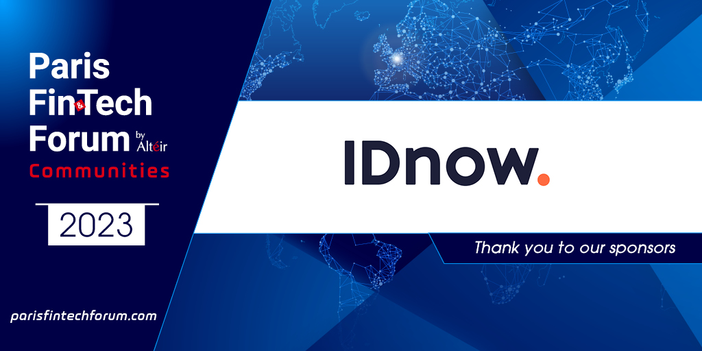 ParisFinForum's tweet photo. PROUD to have @IDnowGroup as one of our #sponsors for the #PFF23 Communities. #book your #ticket now... Click here to join us ➡️ https://t.co/544Le8RX4T https://t.co/bPw40m5Tmc