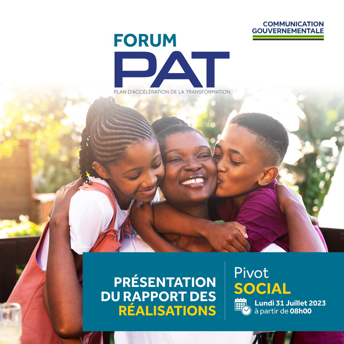 #Agenda | Forum #PAT 
#Pivotsocial
#gabon