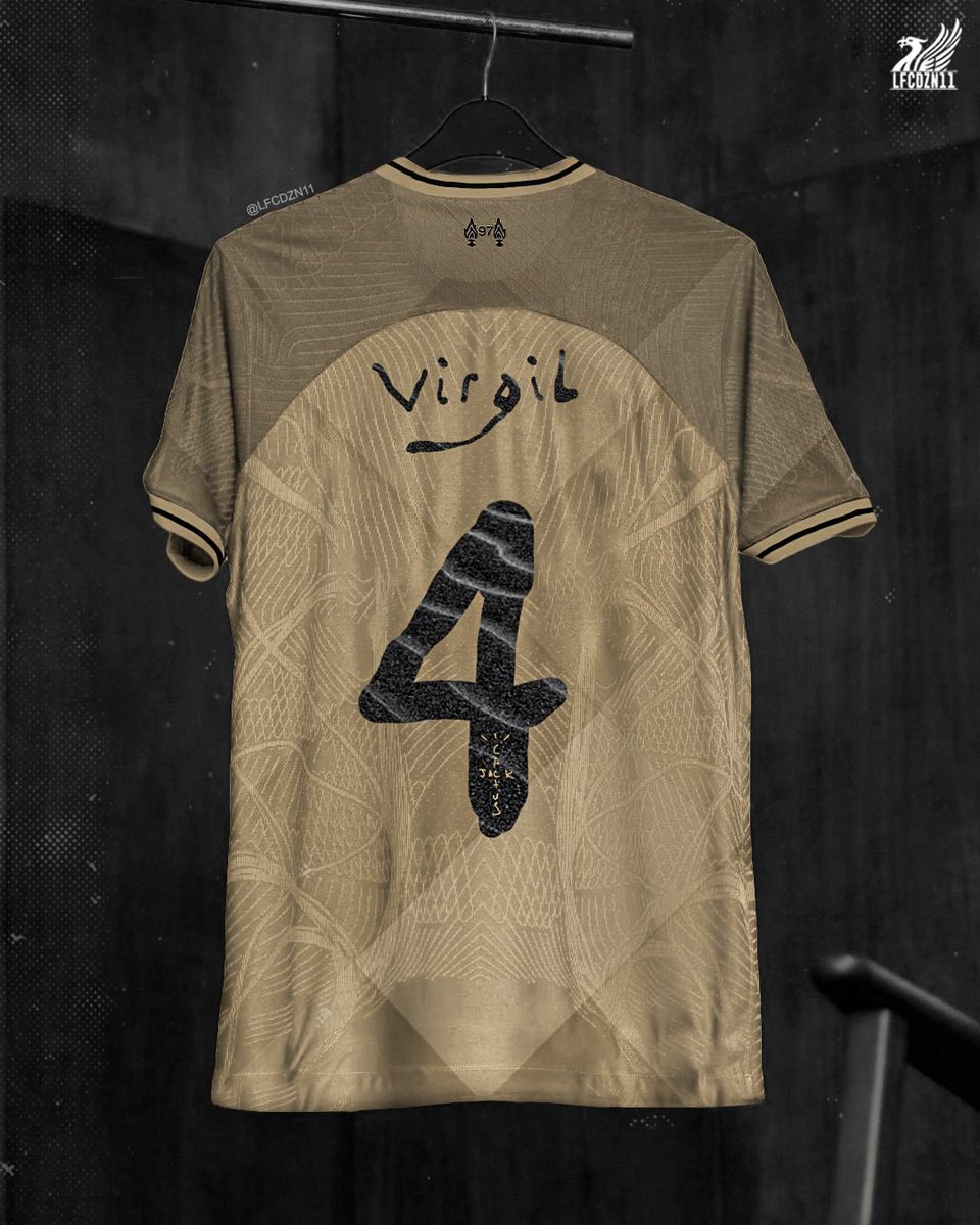 lfcdzn11's tweet photo. A Travis Scott, Utopia inspired Liverpool kit. 🌵🔥 https://t.co/rfbn7QRhyj
