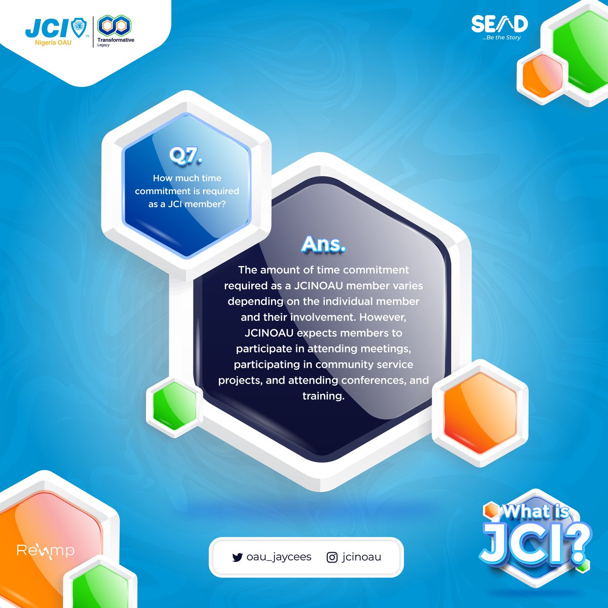 jcinoau's tweet photo. DAY 07
Q7.
#JCINigeria
#JCINOAU
#SEnD
#TransformativeLegacy
#BeTheStory
#ItStartsWithYou
#whatisJCI? https://t.co/BALSOTCDVM