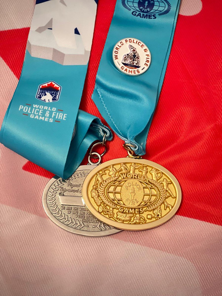 GurpreetSSahota's tweet photo. Congratulations @jessysahota_ for winning Gold & Silver Medal at the 2023 World Police & Fire Games in Winnipeg. He was the only wrestler to medal in both Freestyle & Greco Roman Wrestling. He defeated India, USA and Mongolia throughout the two day tournament and Represented the Delta Police Department. Proud of you.