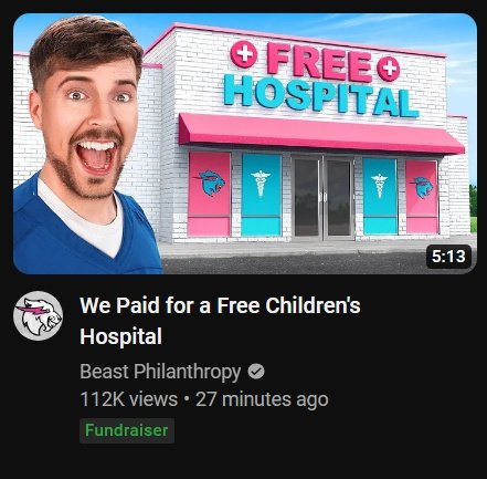Soda_Amber's tweet photo. Mr beast is a pure and wonderful human being. <3 https://t.co/RFLzO7YTtb