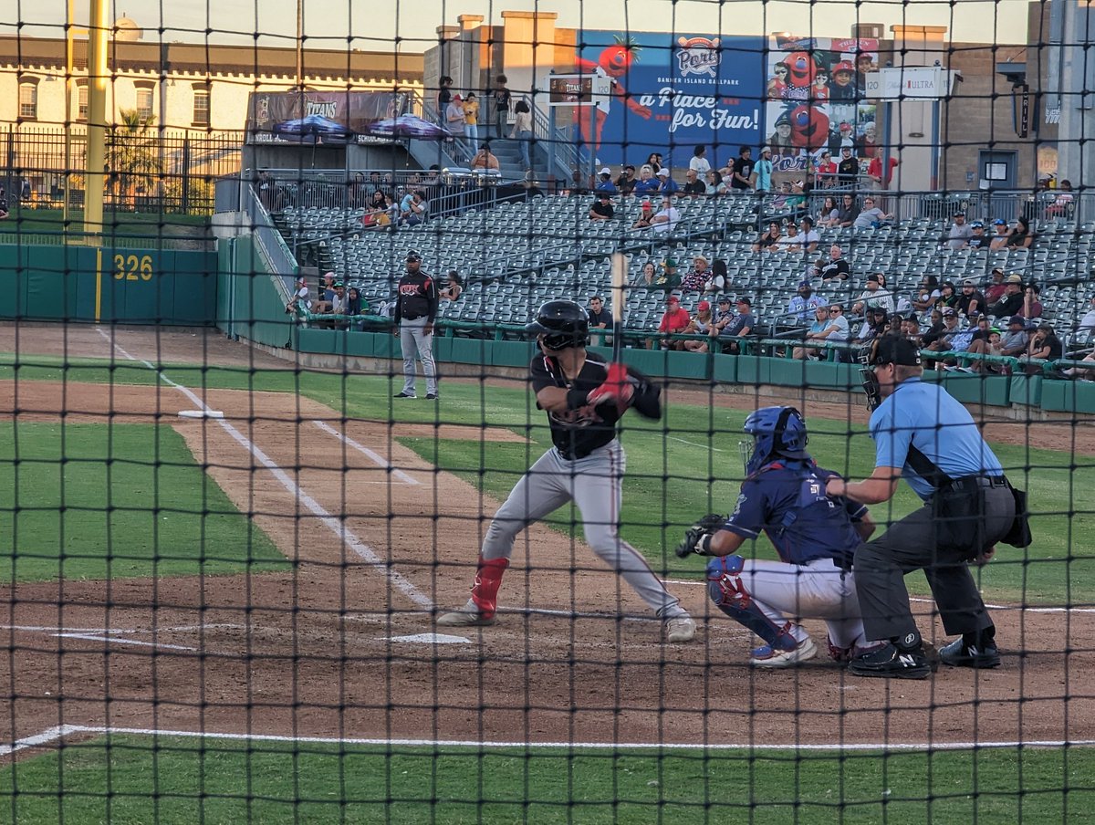 Saw the @Storm_Baseball take on @stocktonports at Banner Island Ballpark this past Friday to check out @Padres prospect Ethan Salas