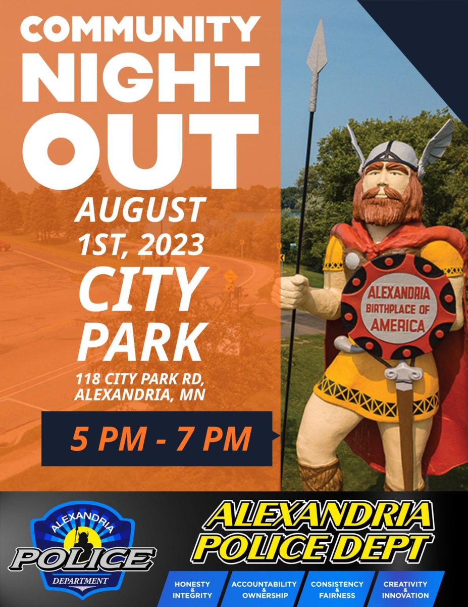 LifeConnectAlex's tweet image. Post for this week....

Find us at City Park for Community Night Out and see what surprises we have for you! 
👀
A free night of fun,  food,  and family. 

We can't wait to see you and hope you'll stop by. 
🏃‍♀️🏃‍♂️🏃‍♀️🏃‍♂️🏃‍♀️
